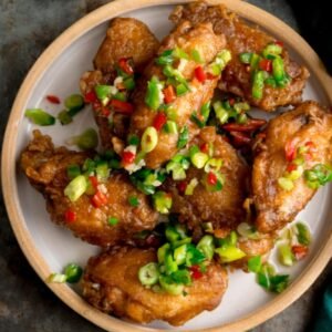 Salt and pepper chicken wings